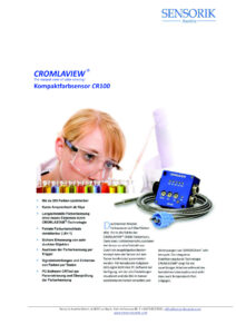 Sensorik Austria - Farbsensor CR100 - Datenblatt